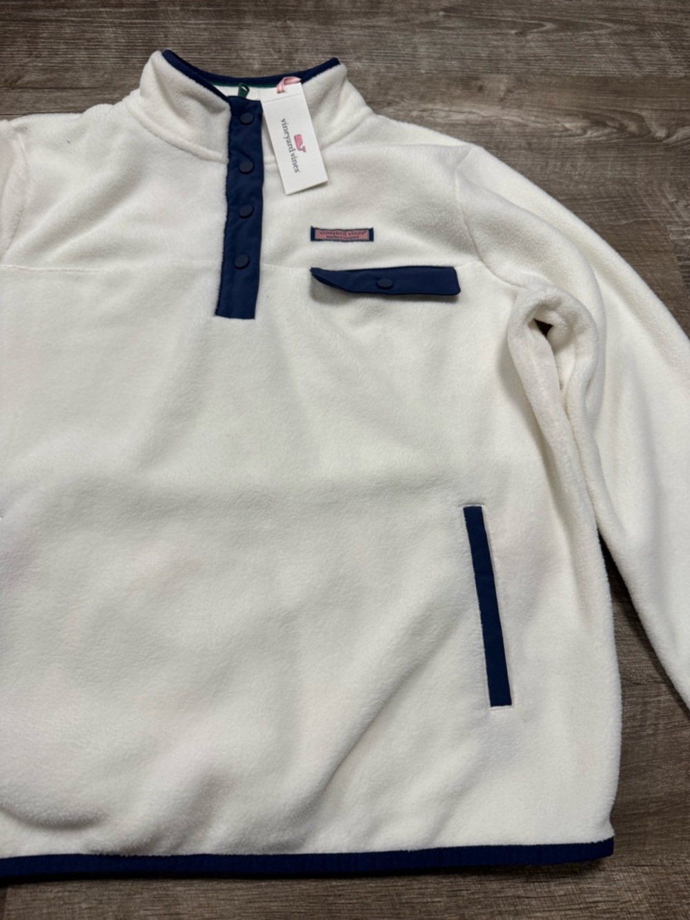 Vineyard Vines Women’s Harbor Fleece 1/4 Zip Pullover Size Small NWT - Picture 2 of 8